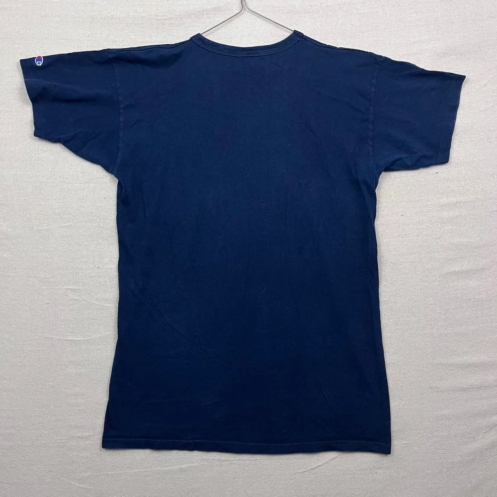 Vintage‎ 80s Champion Chicago Bears T Shirt Navy Blue Mens XL NFL Football Tee - Picture 6 of 8